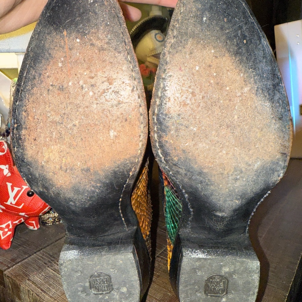 Dan Post Exotic Python Cowboy Boots - image 7